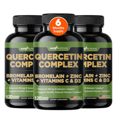 Gade Nutrition Quercetin 500mg bottle with bromelain and vitamin C and zinc