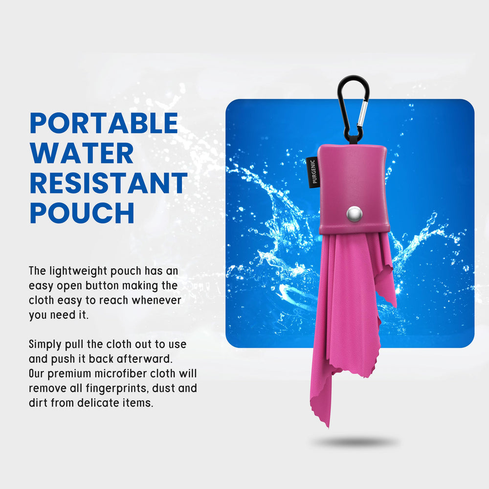 Smartphones, tablets and camera lenses being cleaned with microfiber cloth