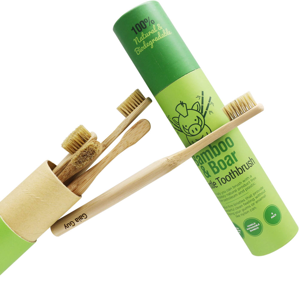 Close-up of smooth bamboo handle