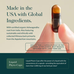 Gaia Herbs Adrenal Health Nightly Restore label