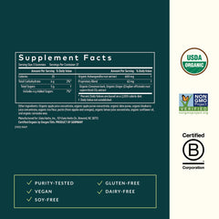 Label indicating 6 grams of ashwagandha per serving
