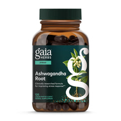 Gaia Herbs Ashwagandha Root Liquid Phyto-Caps bottle front
