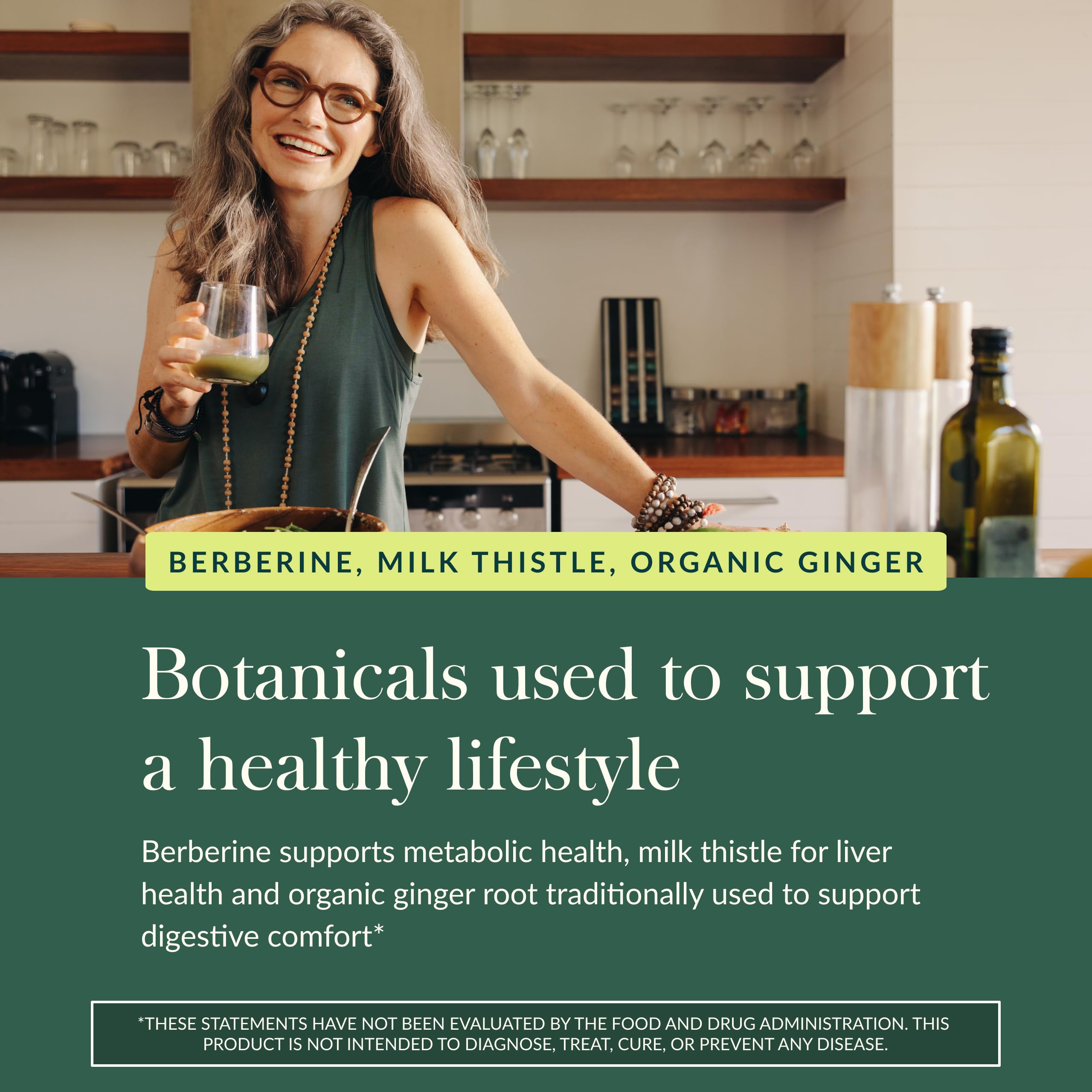 Liver health and metabolism concept with herbs