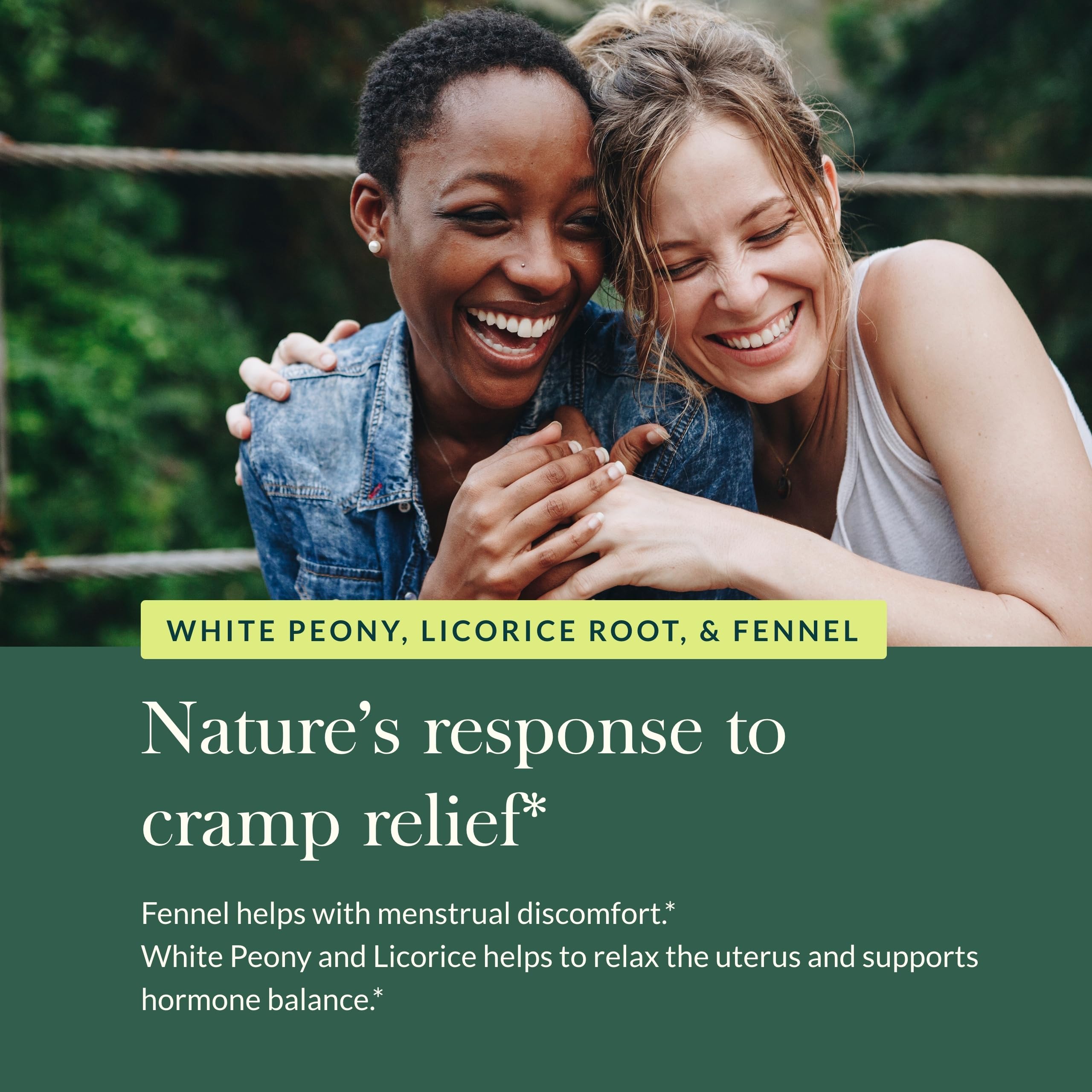 Gaia Herbs Cramp Relief fennel ingredient