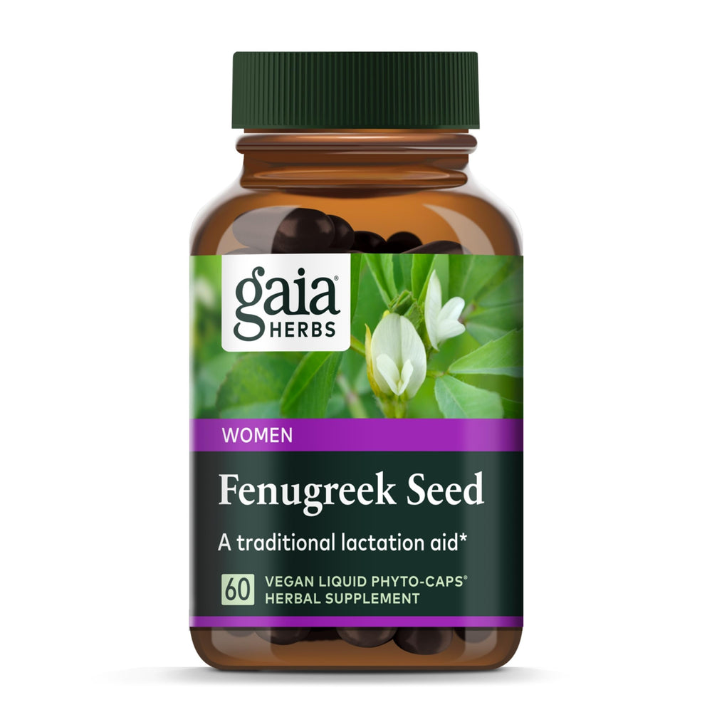 Gaia Herbs Fenugreek Seed bottle front