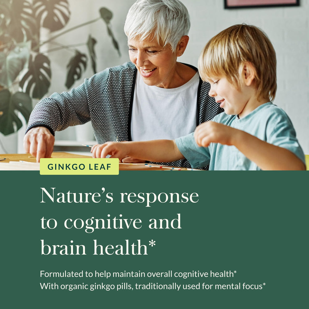 Ginkgo Biloba capsules for brain health