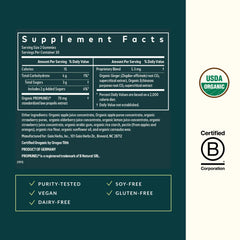 Ginger, Echinacea and Propolis ingredients in Gaia Gummies