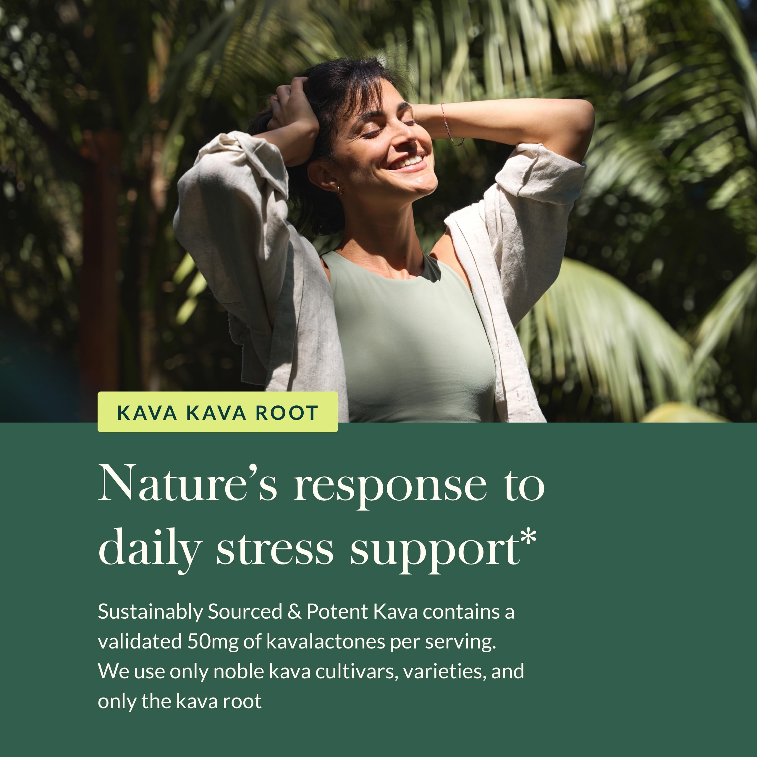Gaia Herbs Kava Root Extra Strength ingredients