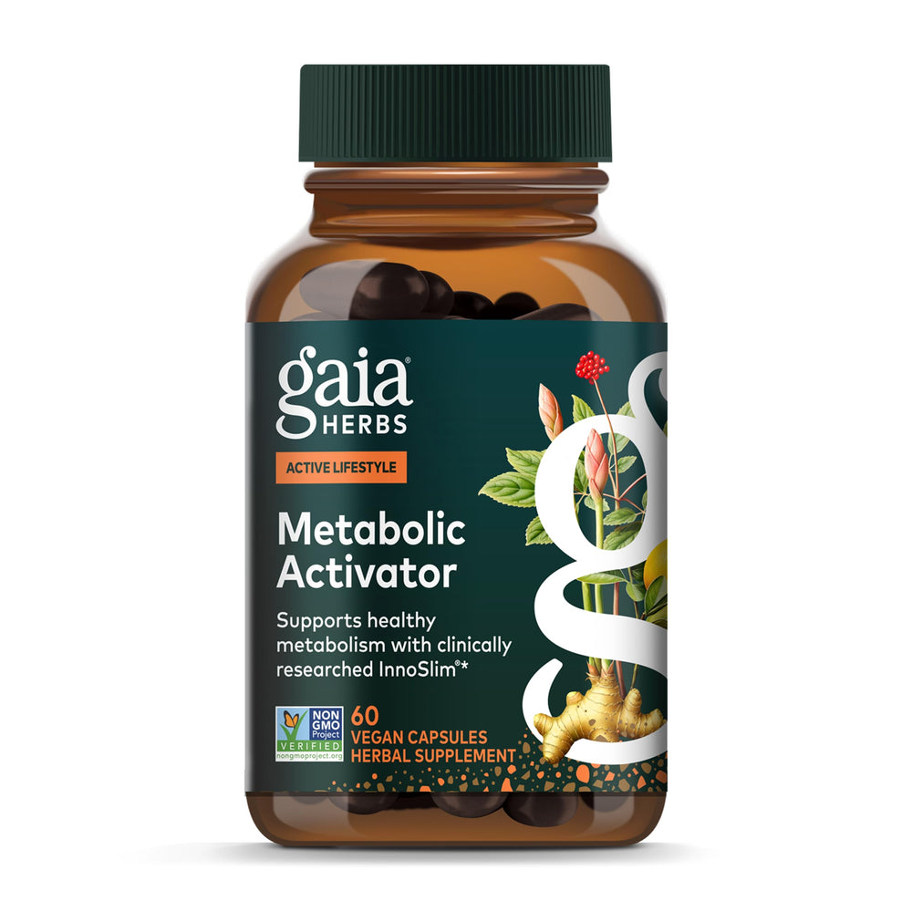 Gaia Herbs Metabolic Activator bottle on white background