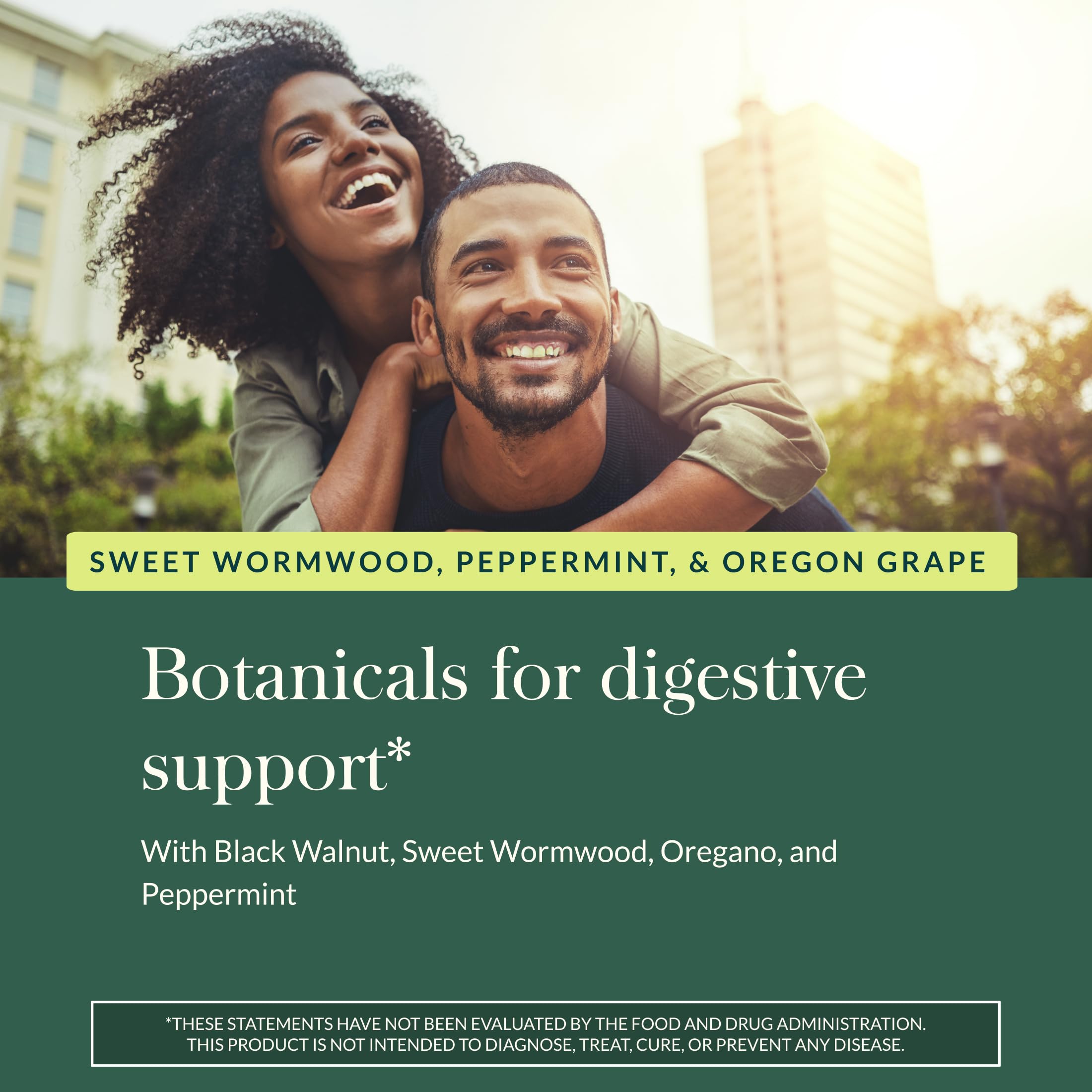 Peppermint leaf in Gaia Herbs Microbiome Cleanse may ease digestive discomfort.