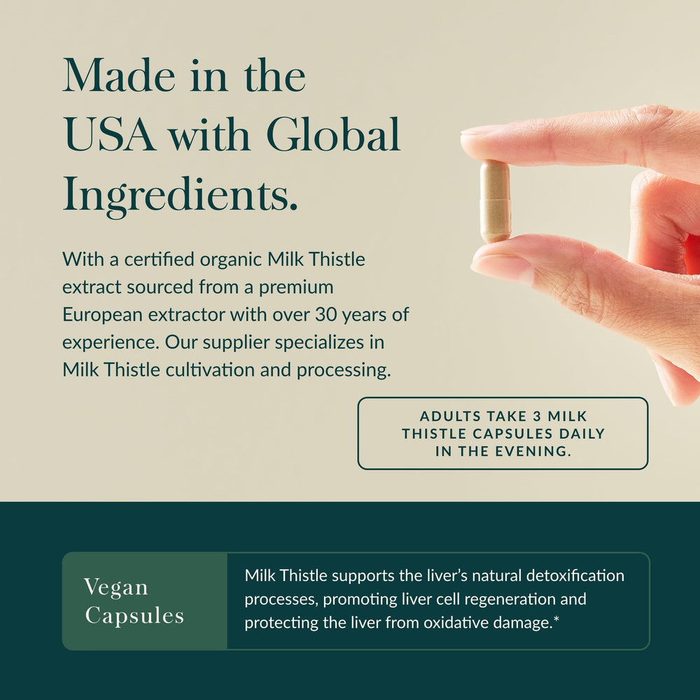 Premium European extractor behind Gaia Herbs milk thistle
