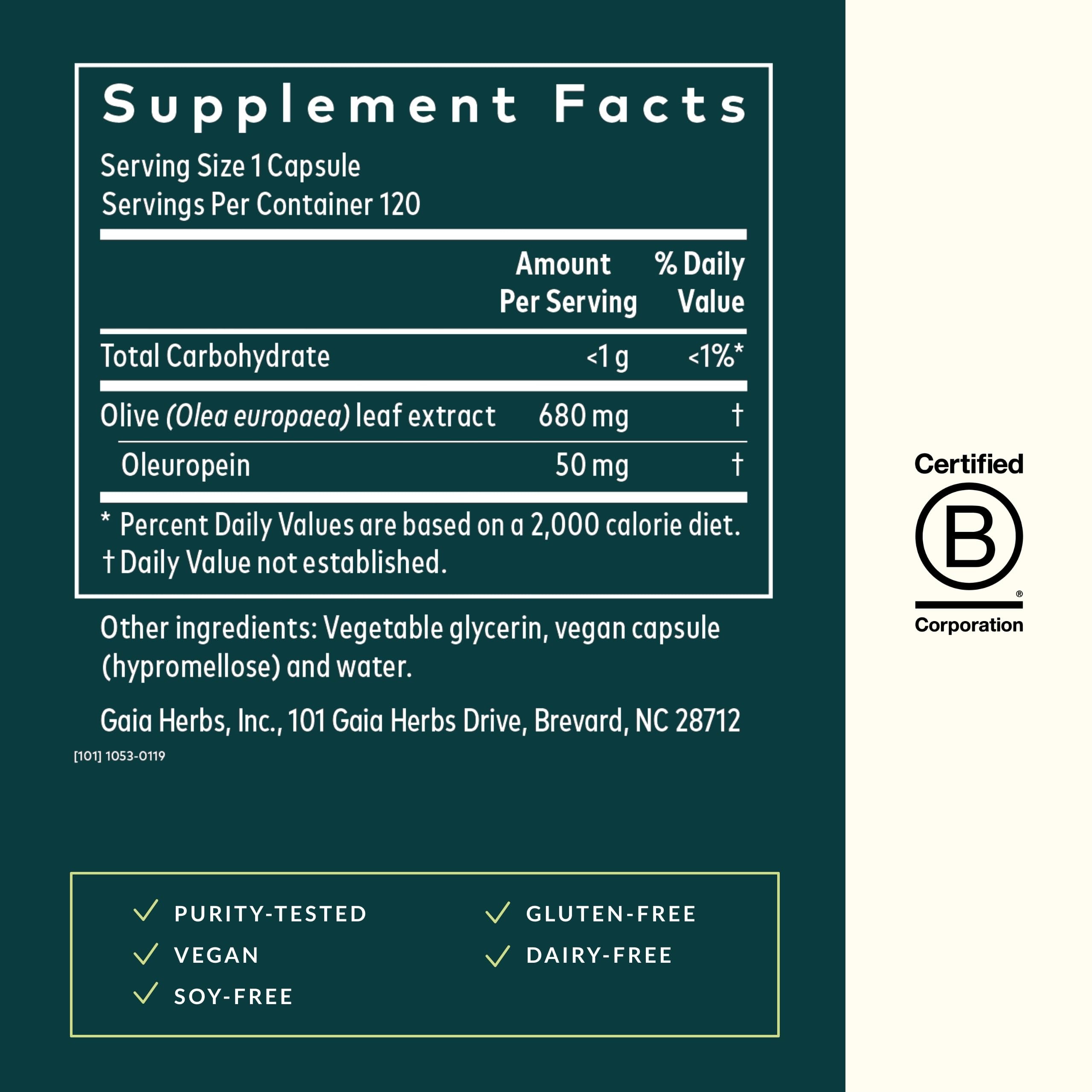 Olive leaf extract and oleuropein content illustration