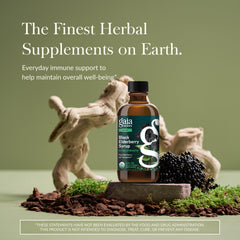 Organic elderberry syrup ingredients and packaging