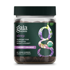 Gaia Herbs Organic Sleep Gummies bottle front view