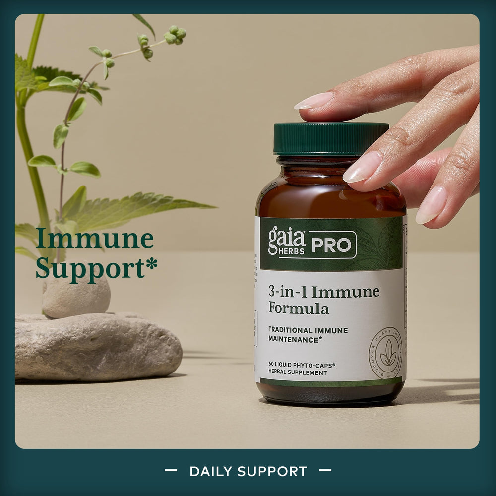 Organic astragalus root on Gaia Herbs Pro 3-in-1 Immune Formula ingredients
