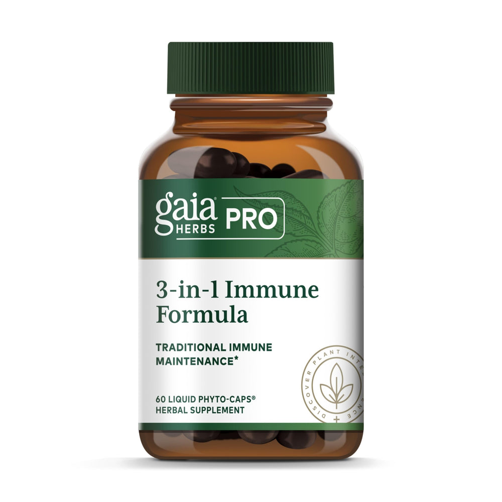 Gaia Herbs Pro 3-in-1 Immune Formula bottle