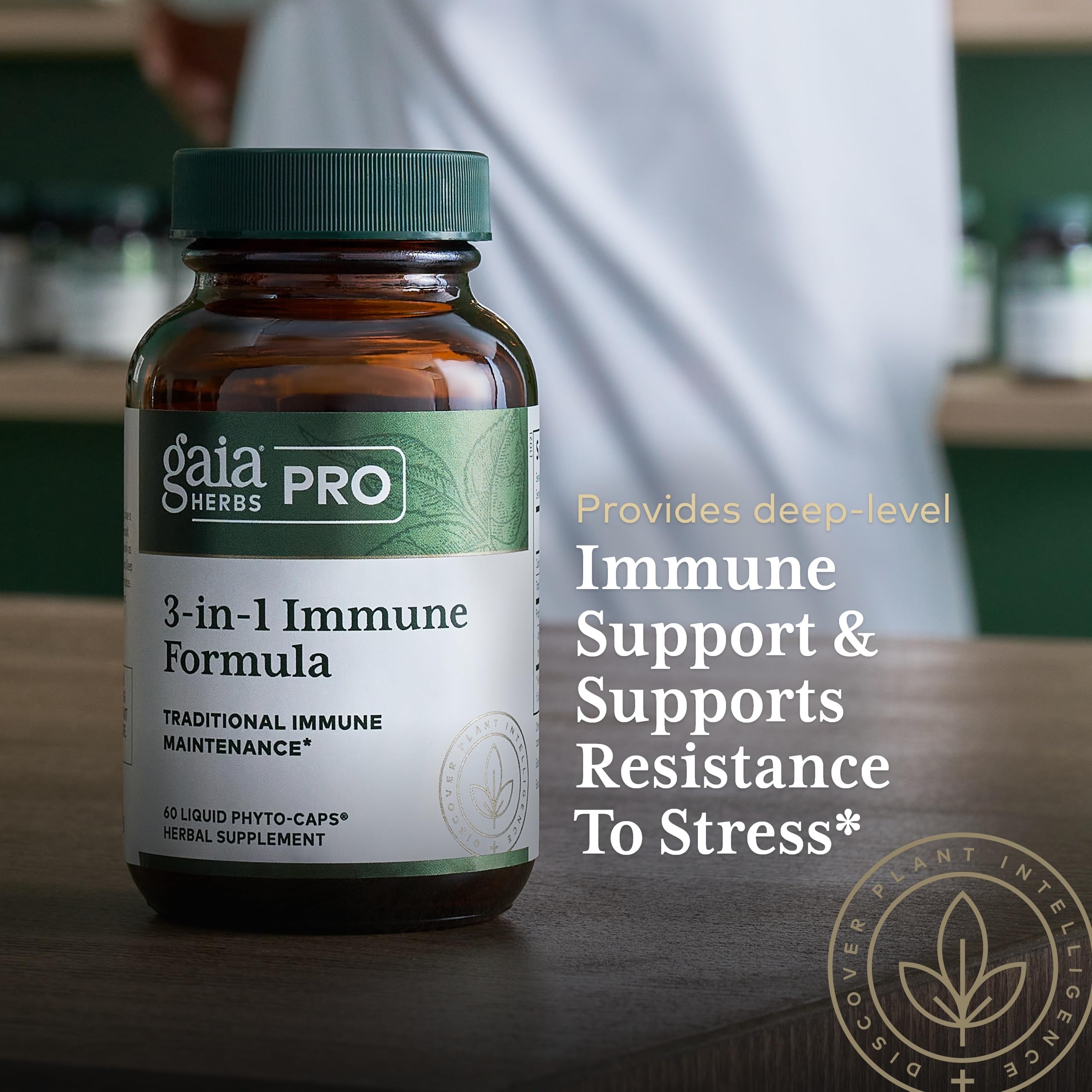 Ligustrum berry included in Gaia Herbs Pro 3-in-1 Immune Formula