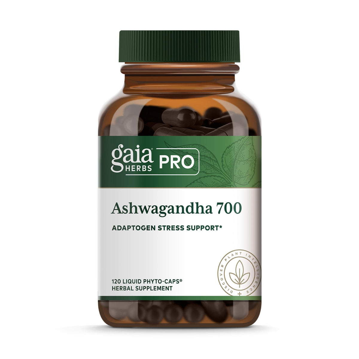 GAIA Herbs PRO Ashwagandha 700 bottle and packaging