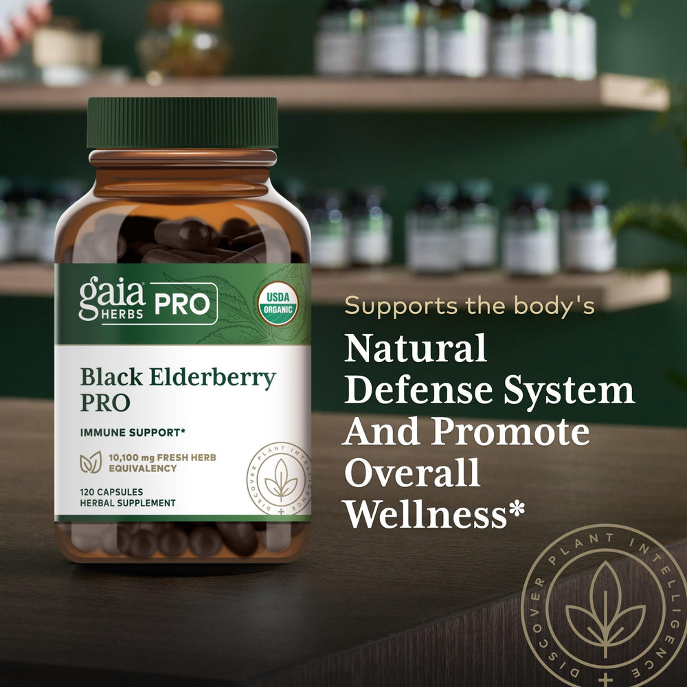 Label highlighting 10,100 mg fresh herb equivalent per serving