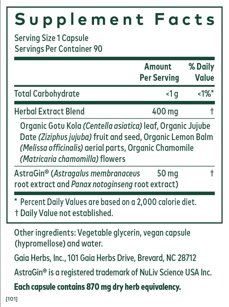 Close-up of AstraGin formula with astragalus and Panax notoginseng used in EpiVital ingredients