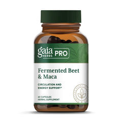 GAIA Herbs PRO Fermented Beet & Maca bottle on white background
