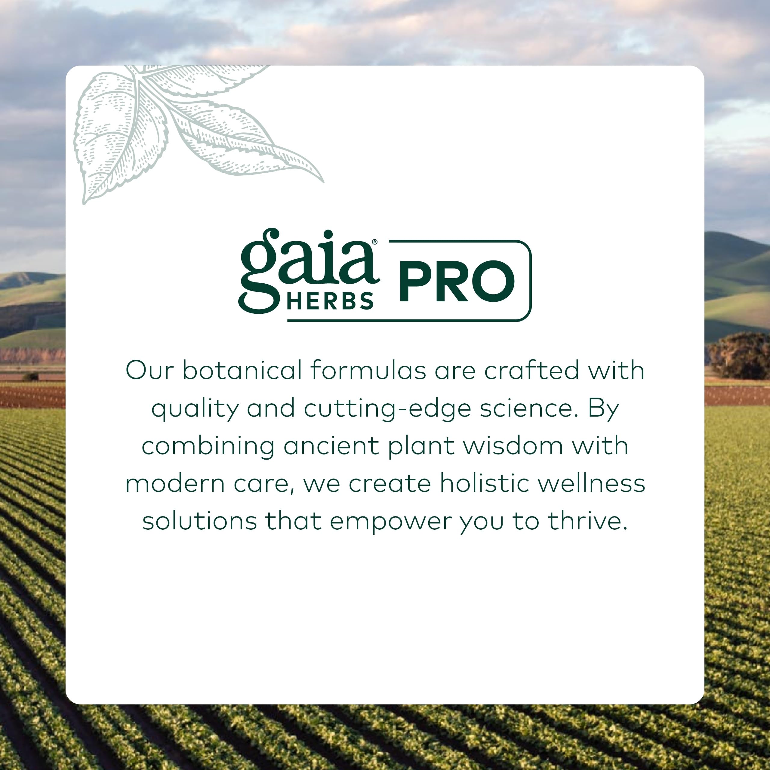 60 capsules bottle of GAIA Herbs PRO Fermented Beet & Maca