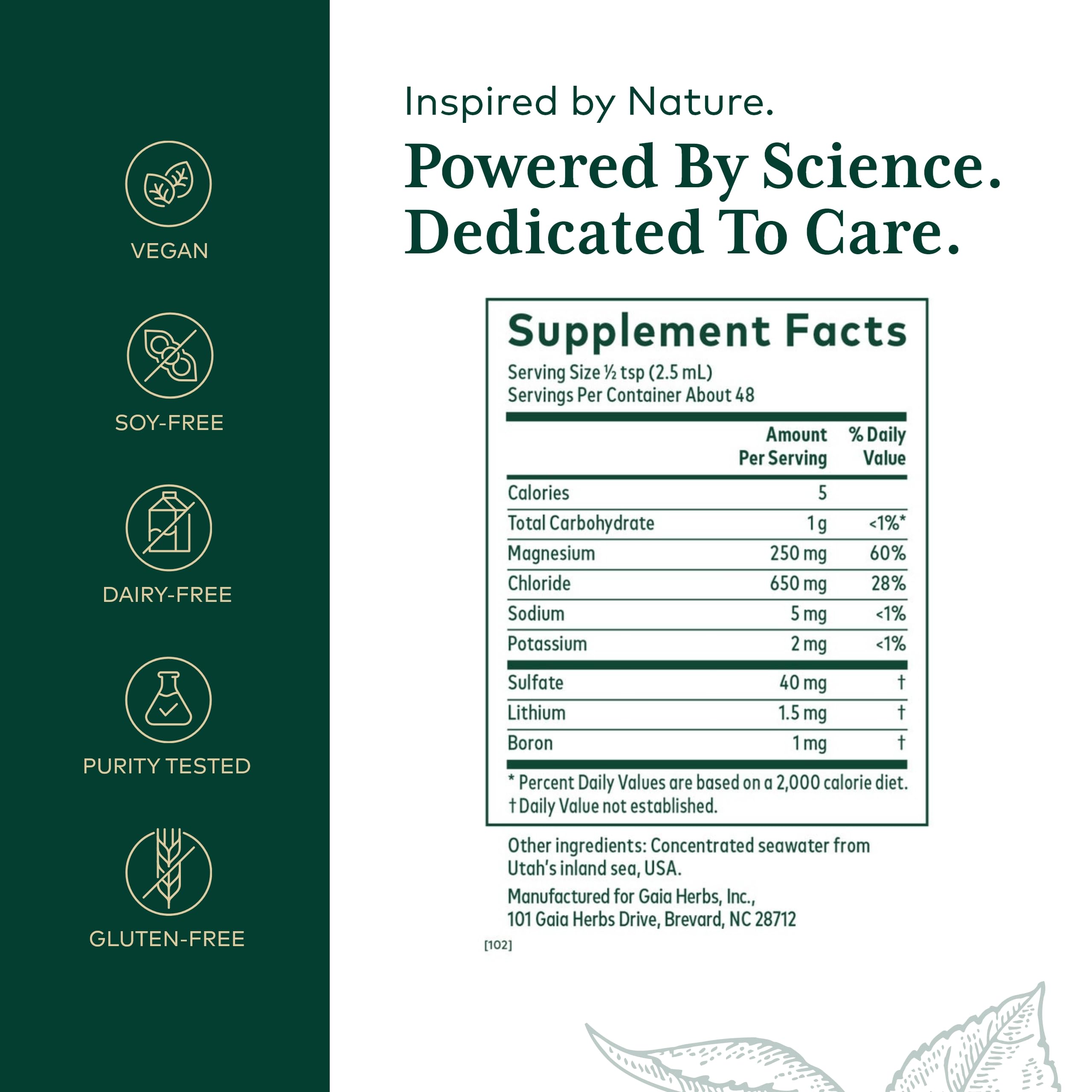 Close-up of dropper dispensing liquid magnesium