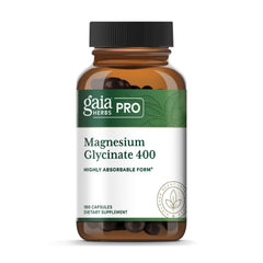 Gaia Herbs PRO Magnesium Glycinate bottle label