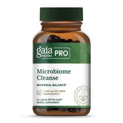 GAIA Herbs PRO Microbiome Cleanse bottle with label