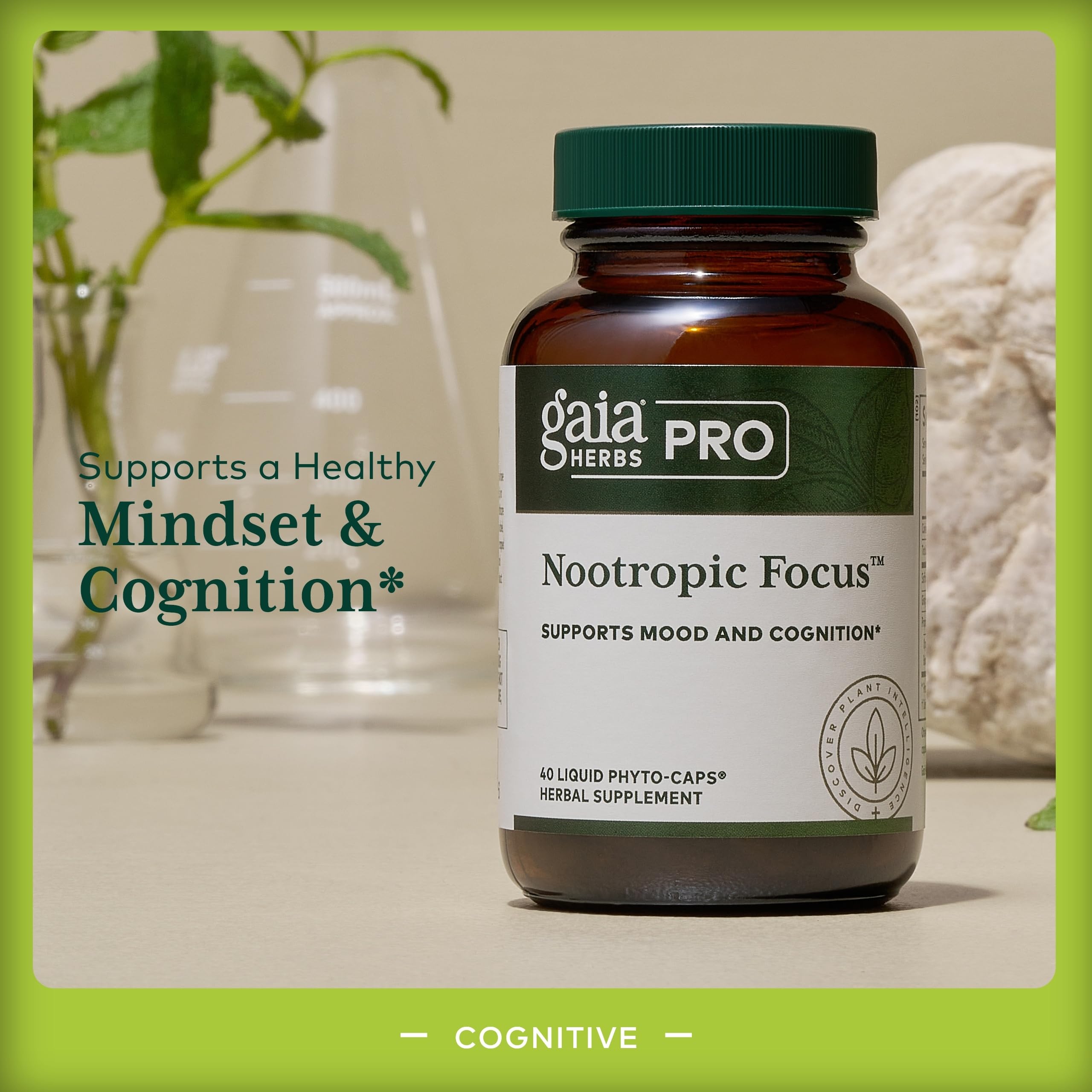 GAIA Herbs PRO Nootropic Focus box packaging
