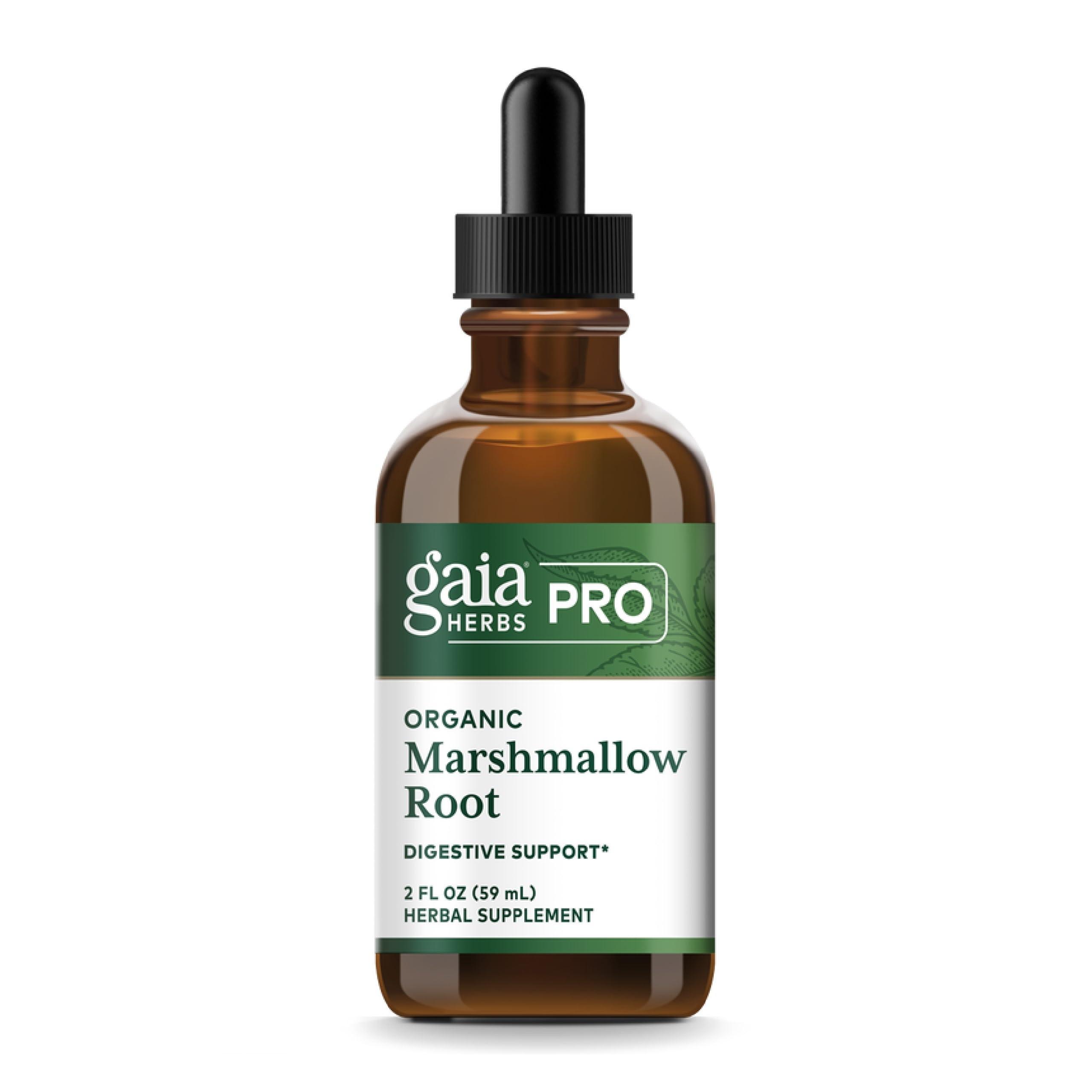 GAIA Herbs PRO Organic Marshmallow Root bottle with label