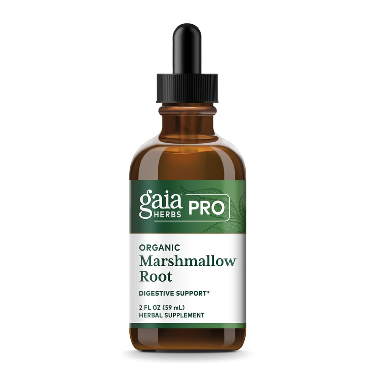 GAIA Herbs PRO Organic Marshmallow Root bottle with label