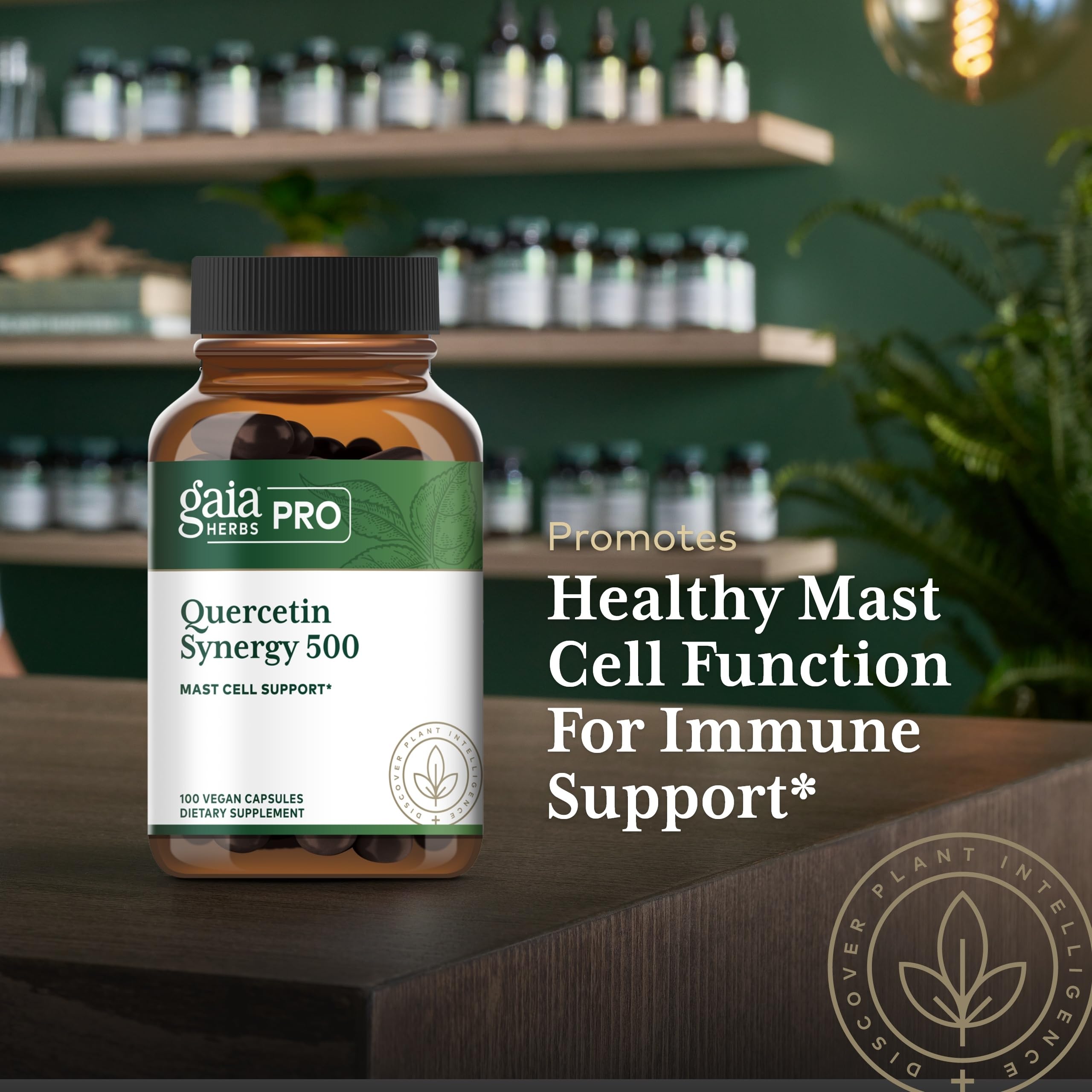 Bromelain and turmeric components close-up