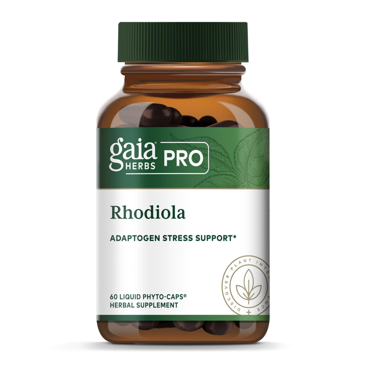 GAIA Herbs PRO Rhodiola Phyto-Caps bottle