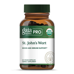 Gaia Herbs Pro St. John's Wort 60 Liquid Phyto-Caps bottle – front view