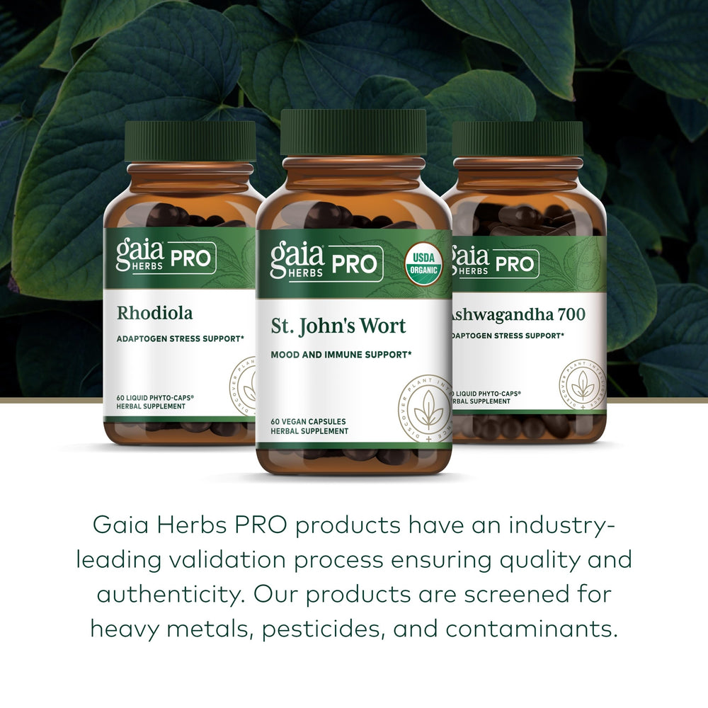 Gaia Herbs quality testing and potency assurance