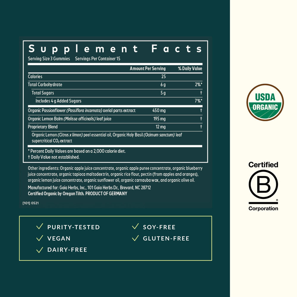 Gummies with organic apple juice flavor visual