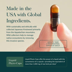 Gaia Resveratrol 150 ingredients and purity information