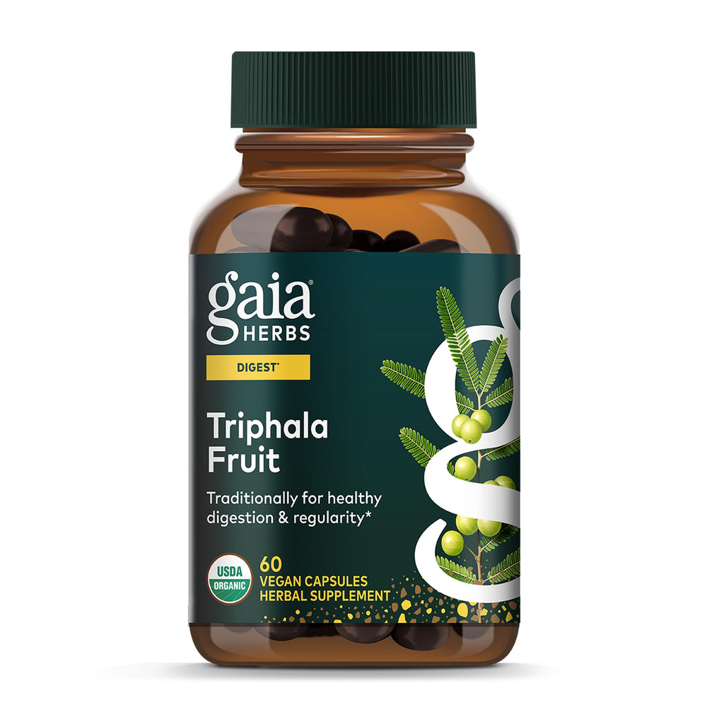 Gaia Herbs Triphala Fruit 60 Vegan Capsules hero image