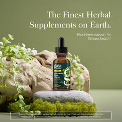 Label on Gaia Herbs Wormwood Black Walnut Supreme 1 fl oz liquid extract bottle