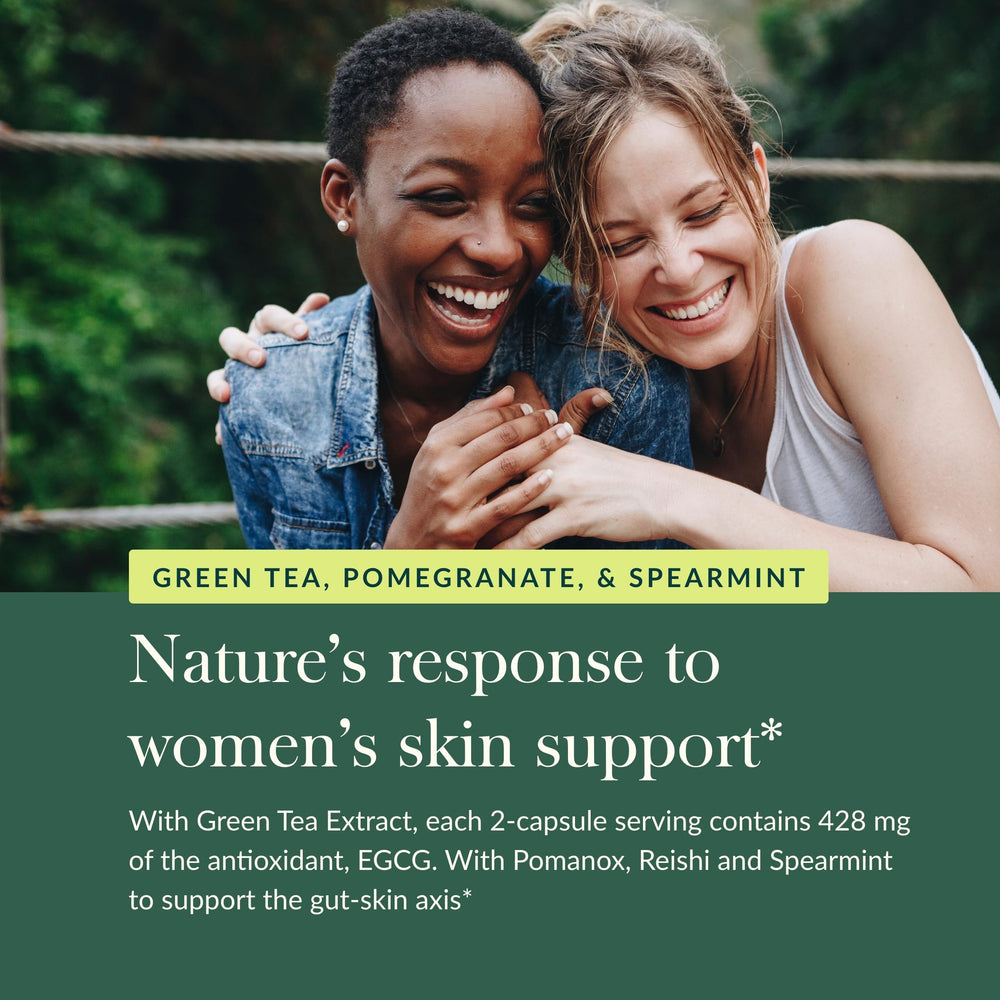 Reishi mushroom illustration highlighting skin support