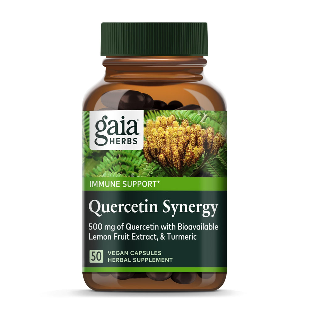 Gaia Herbs Quercetin Synergy bottle - front view