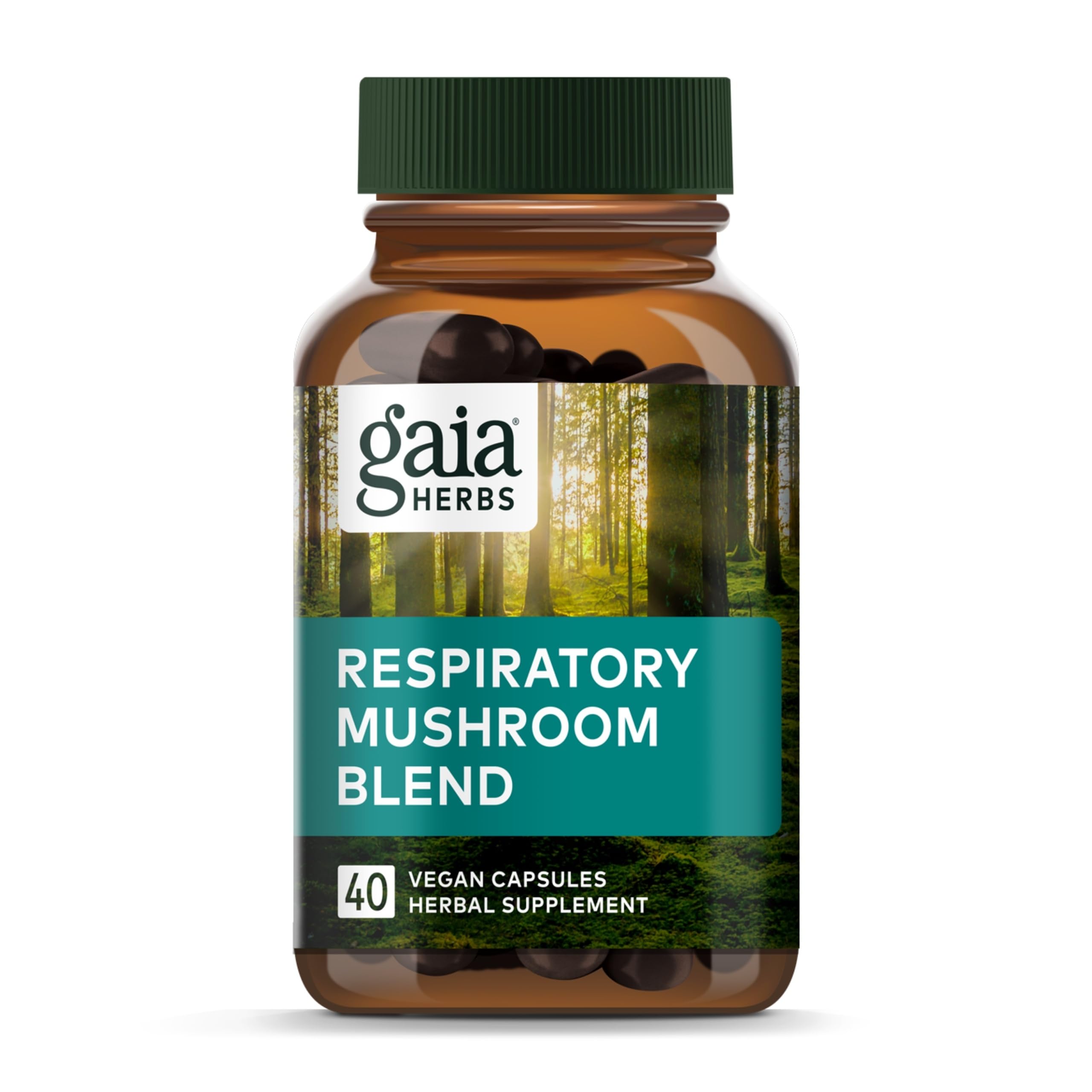 Gaia Herbs Respiratory Mushroom Blend hero image
