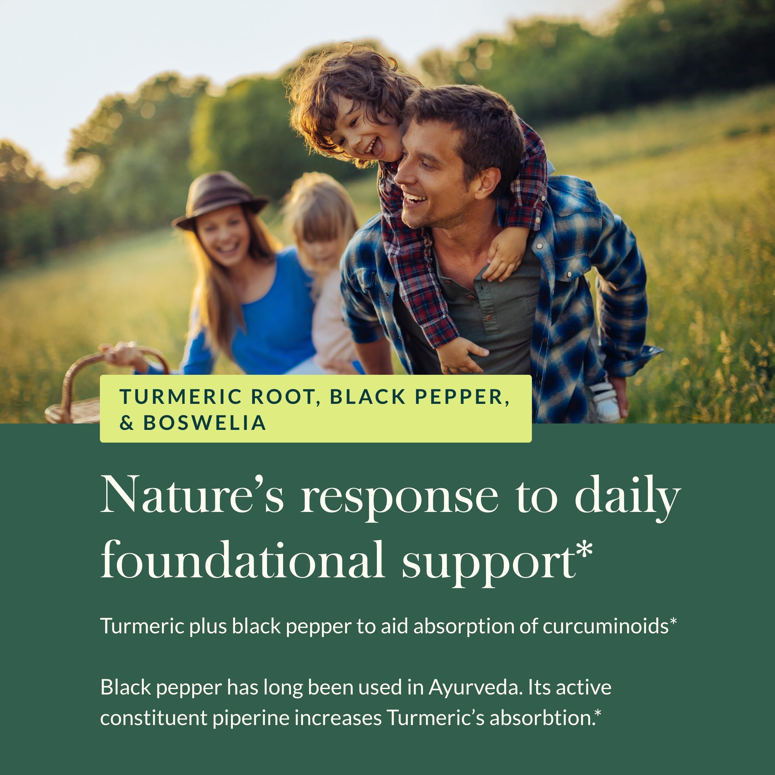 Quercetin and black pepper aiding absorption in Gaia Herbs supplement