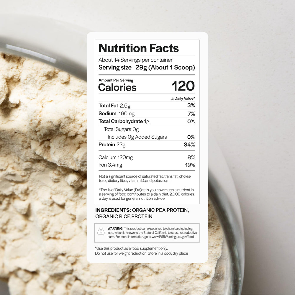 Gainful vegan protein scoop showcases plant-based daily fuel.