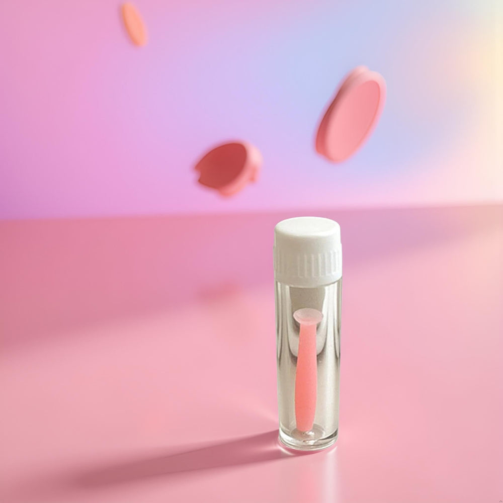 Compatibility with soft and hard contact lenses using Galepromot pink tool
