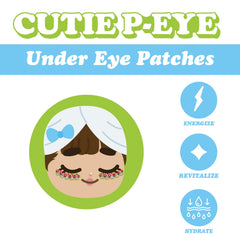 Hydrated Cutie P-Eyes patch on under-eye area