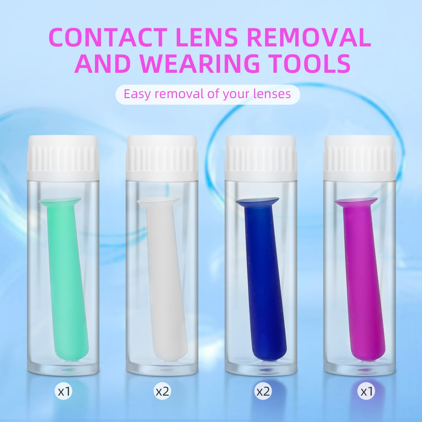 Individually packaged suction cups for hygiene and portability