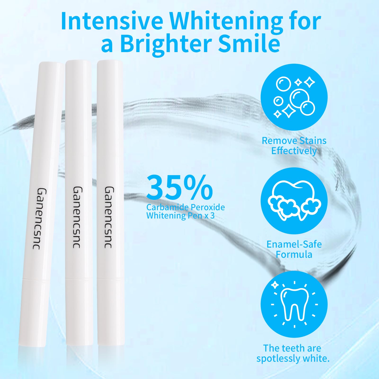 LED light whitening device showing dual light features
