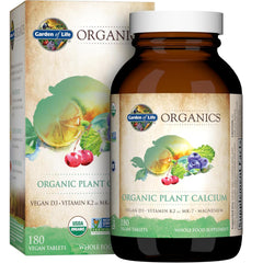 Garden of Life Organics Plant Calcium with Magnesium and Organic Vitamin D3 K2 bottle